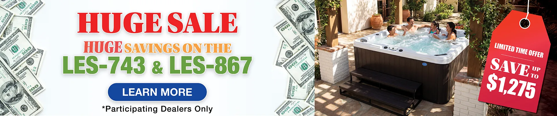 Calspas hot tub being used in a family setting - Merced